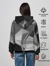 Женское худи / Camo - Black & White
