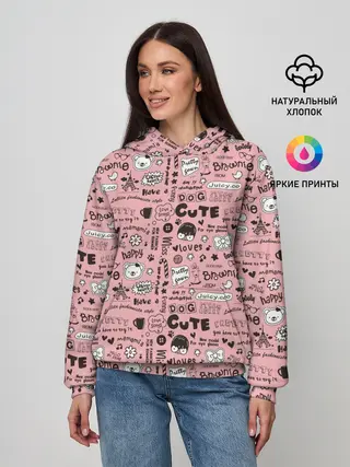 Женское худи / Loves Happy