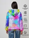 Женское худи / НЕОНОВЫЕ ПОТЕРТОСТИ