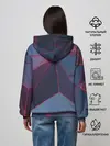Женское худи / Неоновый треугольник.