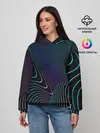 Женское худи / НЕОН STRIPES