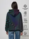Женское худи / НЕОН STRIPES