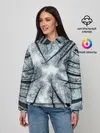 Женское худи / Деревья вид снизу мрачный