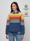 Женское худи / Летние волны и пальма