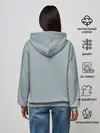 Женское худи / Космический велосипедист