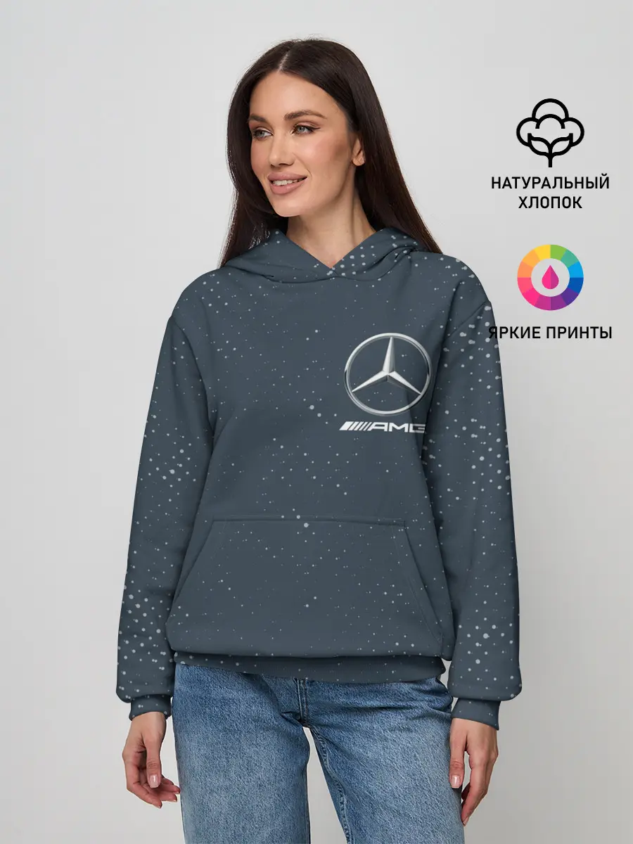 Женское худи / MERCEDES / МЕРСЕДЕС