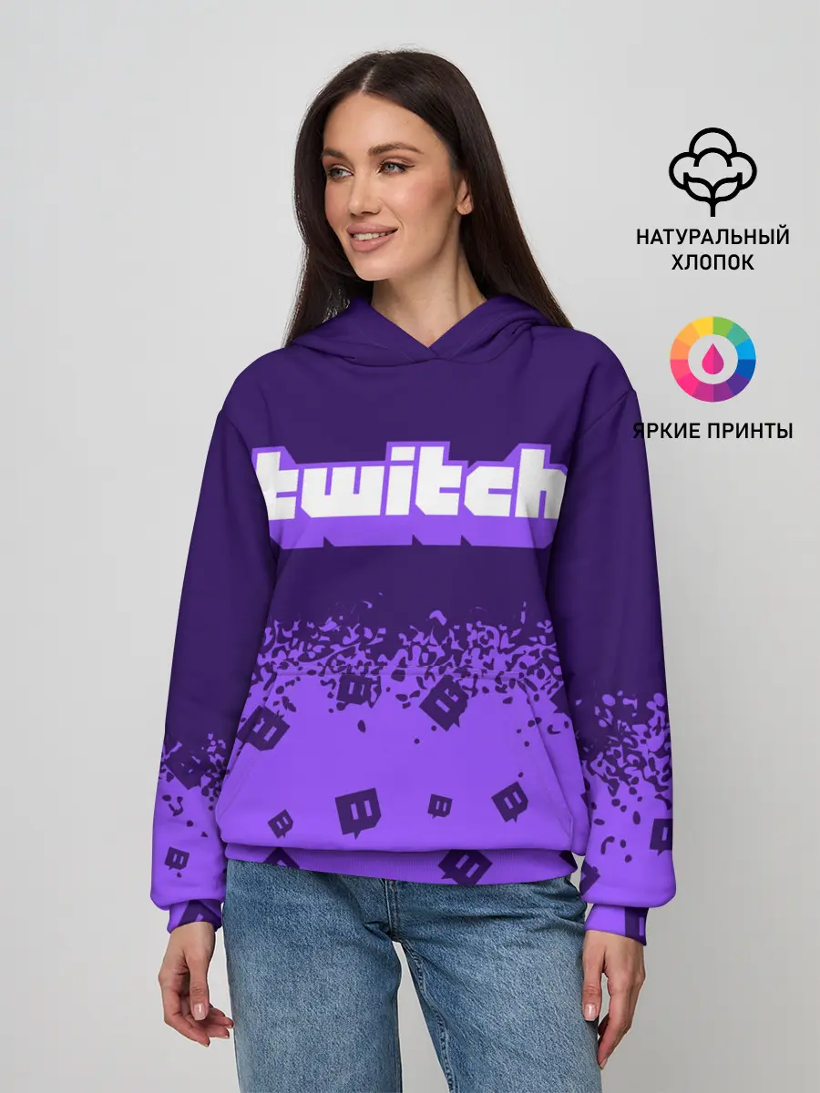Женское худи / TWITCH / ТВИЧ