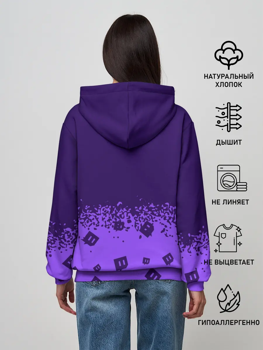 Женское худи / TWITCH / ТВИЧ