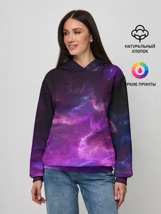 Женское худи / Космическое небо