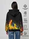 Женское худи / КРАСКИ В НЕОНЕ