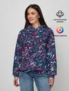 Женское худи / Кристаллы и линии