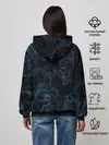 Женское худи / Фигуры из дыма