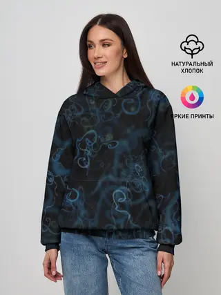Женское худи / Фигуры из дыма