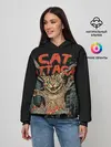 Женское худи / Нападение гигантского котика