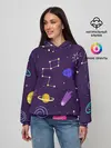 Женское худи / Космический пейзаж