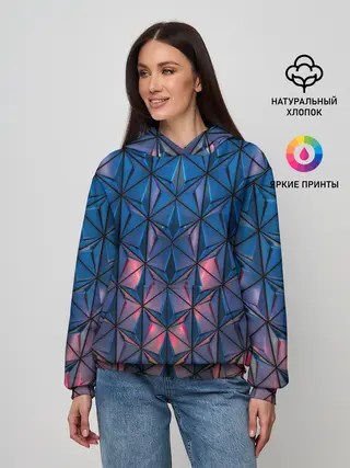 Женское худи / Геометрический принт