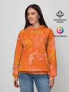 Женское худи / Нарисованные рыбки