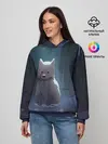 Женское худи / Одинокий пес в озере слез