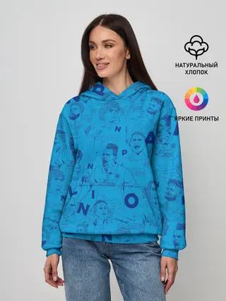 Женское худи / Наполи Блю