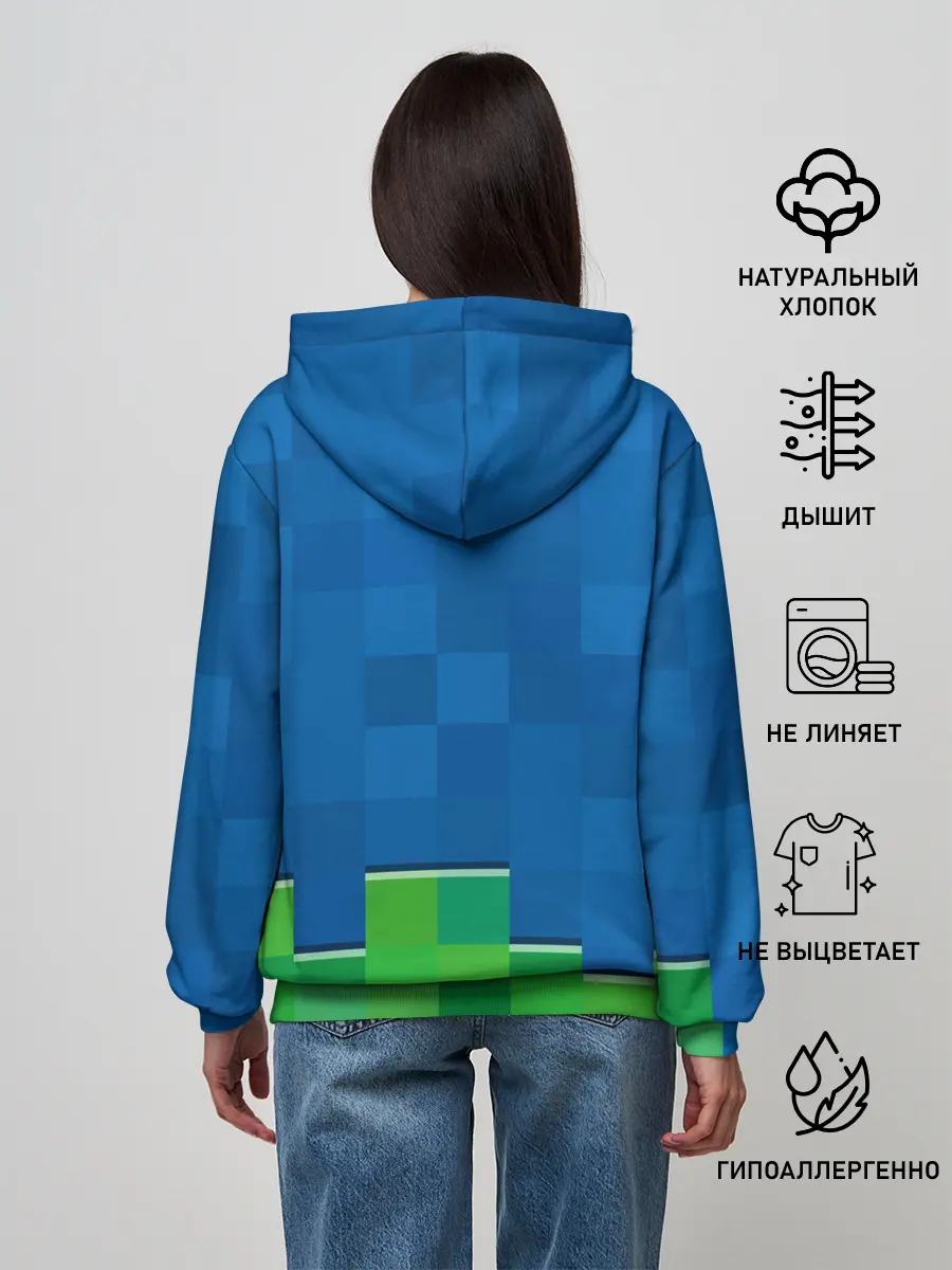 Женское худи / Minecraft / Майнкрафт