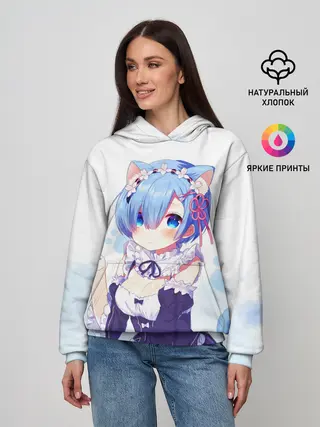 Женское худи / Re:Zero, Рем