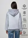 Женское худи / Кот в шарфе