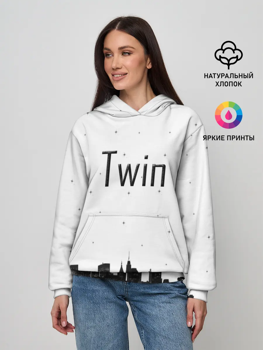 Женское худи / Twin cities