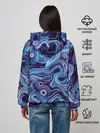 Женское худи / Синие линии