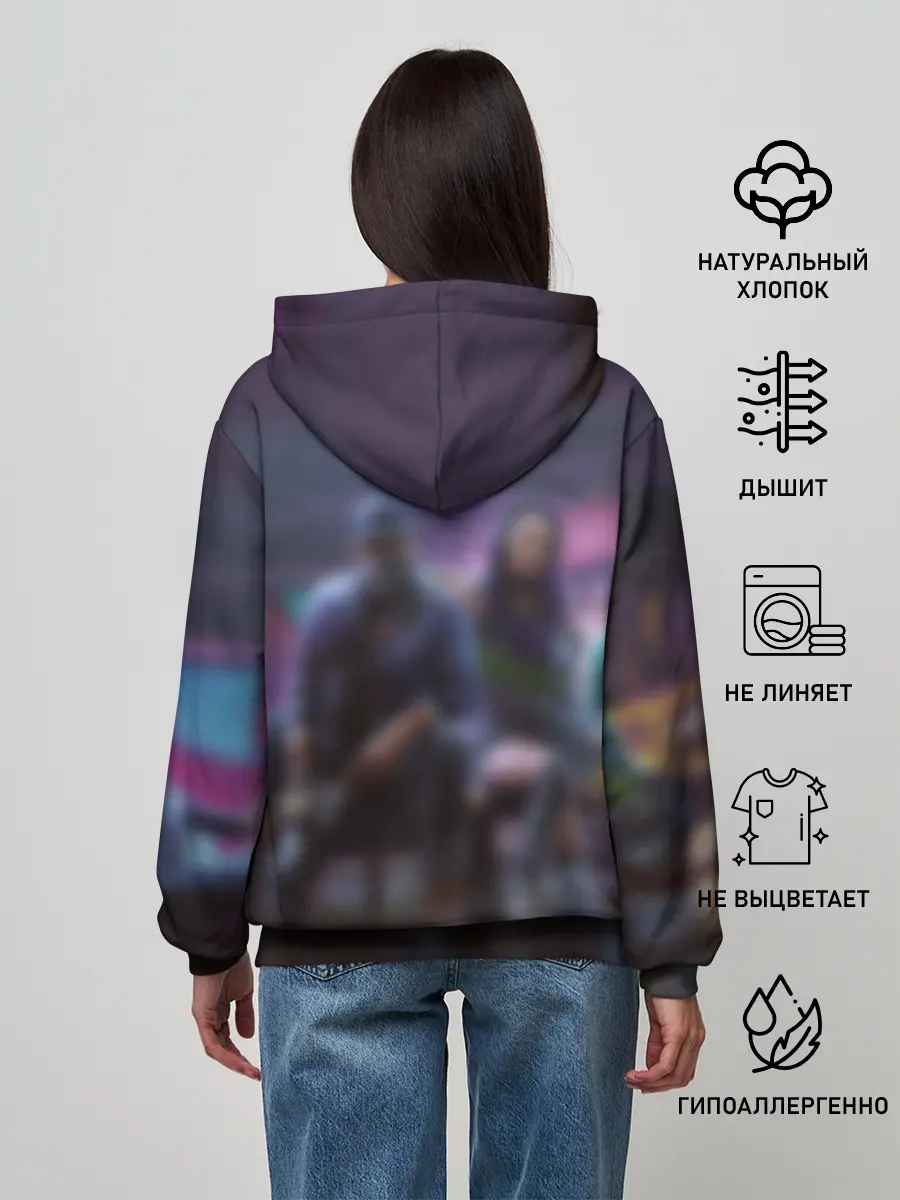 Женское худи / Watch dogs (Z)