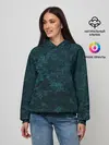 Женское худи / ТЕКСТУРА МЕТАЛЛА