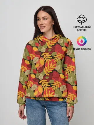 Женское худи / Осенние листья