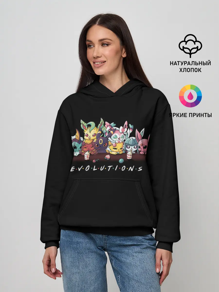 Женское худи / EVOLUTIONS