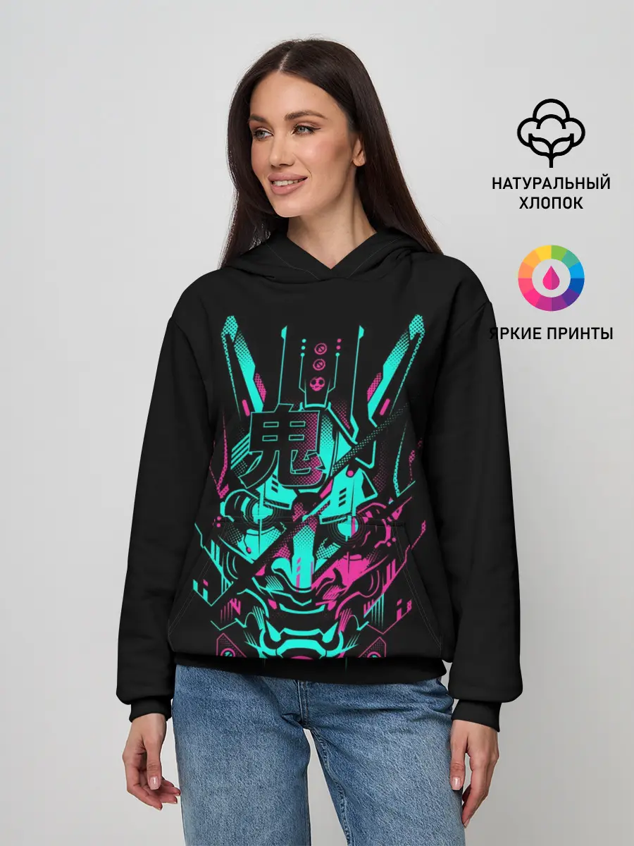 Женское худи / Cyber Samurai