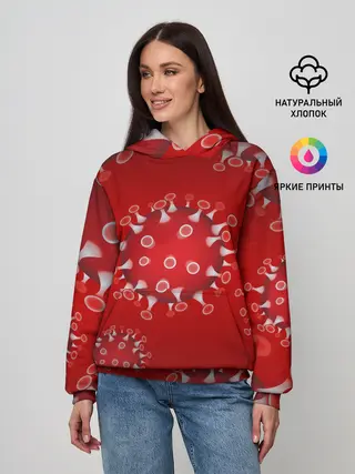 Женское худи / Вирусяка