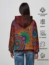 Женское худи / узоры текстура фон