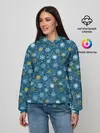 Женское худи / Снежинки