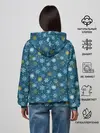 Женское худи / Снежинки