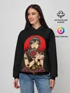 Женское худи / ДЕВУШКА В МАСКЕ