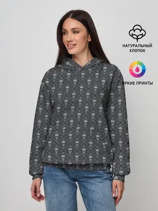 Женское худи / Готический рисунок