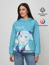 Женское худи / коносуба аква лого
