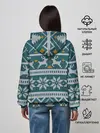 Женское худи / Новогодний узор
