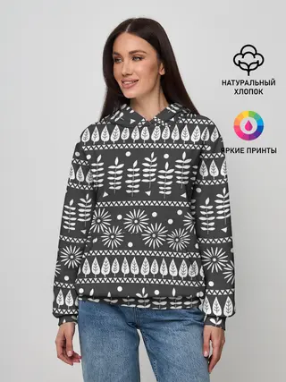 Женское худи / Этнические узоры