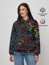 Женское худи / КОСМИЧЕСКИЙ НЕОН