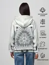 Женское худи / Серая абстракция