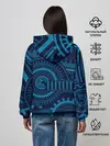 Женское худи / Steampunk Mechanic Blue