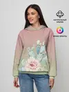 Женское худи / суккулент градиент
