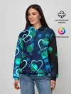 Женское худи / Сердца