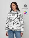 Женское худи / Рожицы