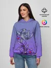 Женское худи / Рыбы и цветы