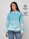 Женское худи / Волны